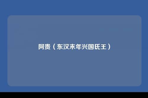 <a href=/renwu/1730.html target=_blank class=infotextkey><a href=/renwu/33333.html target=_blank class=infotextkey>阿贵</a></a>(东汉末年兴国氐王)